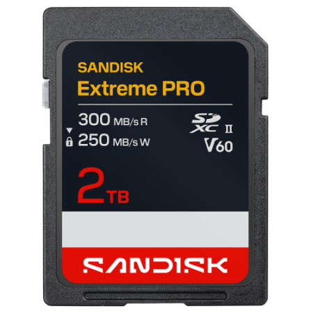SanDisk SDSDXEM-2T00-GN4IN - karta pamięci 2TB, Extreme PRO SDXC UHS-II V60